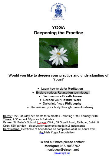 IYA Deepening the Practice Course